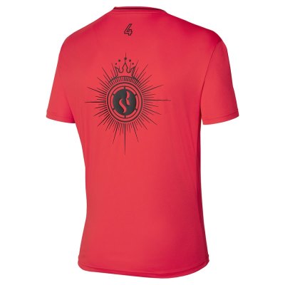 Camisa Mizuno Sergio Ramos Training Tee Hombre Rojos - Chile M728LYIVGJ